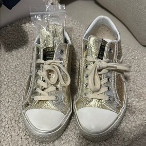 Gold Sneakers